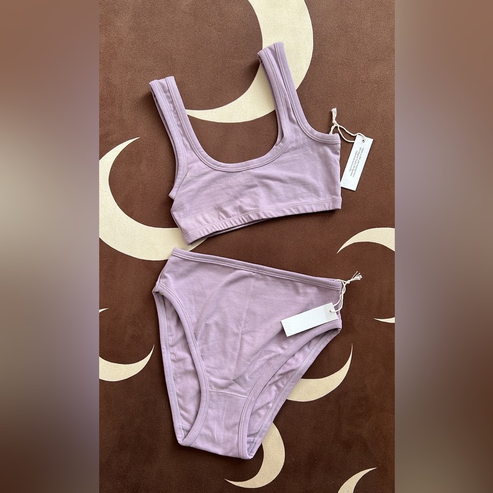 NEW (with tags) ARQ Lilac Wide Strap Bra